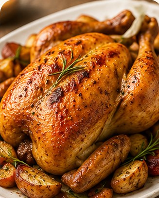 Roast chicken